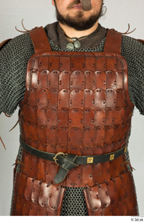  Photos Medieval Soldier in leather armor 6 Medieval clothing Medieval soldier chainmail armor chest armor leather gambeson upper body 0001.jpg